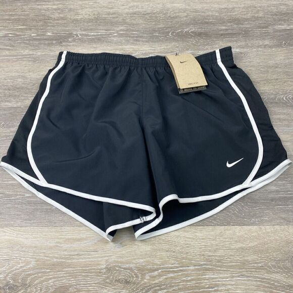 Nike Big Girls Dri-Fit Tempo Running Lined Shorts 848196-010 Black XL NEW - Picture 1 of 7